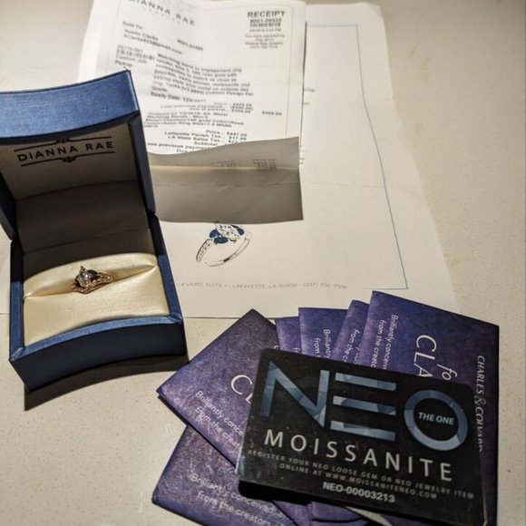 Jewelry - Moissanite wedding set